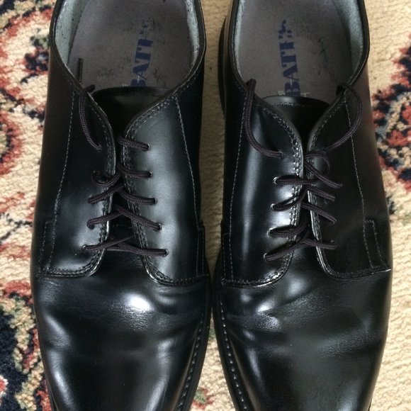Bates Leather Oxford Uniform Shoes, Wide - Picture 1 of 2